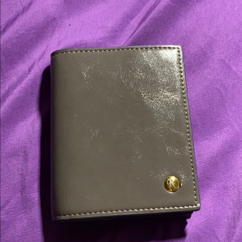 A gray wallet